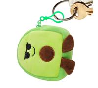 Avocado Coin Purse | Small Wallet Coin Pouch Plush Cartoon Fruit - Fashionable Avocado Plush Pendant, Small Soft Coin Purse for Headset, Lipstick, Cards, green, 説明を参照してください