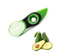 Avocado Cutter, Avocado Knife 3 in 1 Green Fruit Cutter Kitchen Cutter Fruit Peeler for Fresh Avocado Saver in Household Kitchen