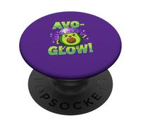 Avocado Dance Star Cartoon | Funny Avocado Character Party PopSockets Adhesive PopGrip