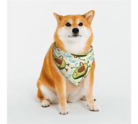 Avocado Doing Sport Pattern Dog Bandanas, Comfortable Cotton Triangle Bibs Scarfs for Dogs Or Cats, Cute Pet Kerchief for Small Medium Large Dogs-Small