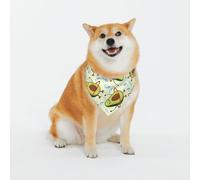 Avocado Doing Sport Pattern Dog Bandanas, Comfortable Cotton Triangle Bibs Scarfs for Dogs Or Cats,Cute Pet Kerchief for Medium Large Dogs-Large
