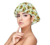 Avocado Doing Sport Silk Bonnet for Sleeping Women Men - Adjust Satin Bonnet for Sleeping, Soft Comfrt Hair Bonnet for Sleeping