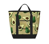 Avocado Dot Brown,Lunch Bags Large Capacity Insulated Tote Bag For Women Men Work Picnic Travel
