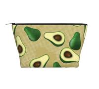 Avocado Dot Brown, Toiletry Pouch Makeup Bag Cosmetic Bag Portable Travel Toiletry Bag