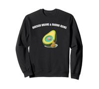 Avocado Dreams & Buddha Beams Zen Peaceful Vibe Meditation Sweatshirt