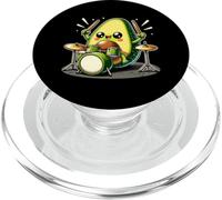 Avocado Drumming Fun For Drums Lovers PopSockets PopGrip for MagSafe