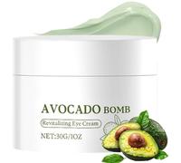 Avocado Eye Cream for Dark Circles & Puffiness, Hydrating Eye Cream, Anti-Aging Anti Wrinkle Eyes Cream, Revitalizing Under Eye Treatment for Women & Men, Tightening, Brightening