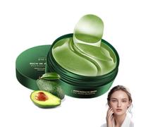 Avocado Eye Mask, Eye Patches, Under Eye Patches for Puffy Eyes and Dark Circles, Smooth Eye Mask Rich in Avocado, Moisturizing Nourishing Eye Treatment Mask (1Box)