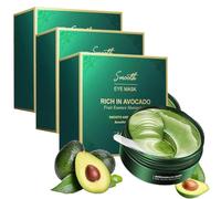 Avocado Eye Mask with Collagen and Green Tea Targets Dark Circles and Puffiness, Smoothes Fine Lines and Wrinkles, Moisturizes, and Improves Dry Skin Around the Eyes