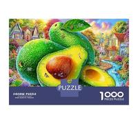 Avocado Fantasy 1000 Piece Gardens Sturdy Cardboard Classic Jigsaw Puzzle Adults Kids Difficult Challenging Decompression Wall Decoration 52x38cm/1000pcs