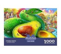 Avocado Fantasy Puzzle 1000 Pieces Family Game Wall Decor Colourful Challenging Brainteasing for Adults Kids 52x38cm/1000pcs