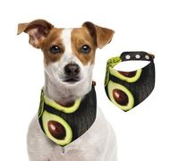 Avocado Flower Made Palta Guacamole Food And Drink,Dog Bandanas Cotton Pet Scarf Adjustable Bibs for Pet,M