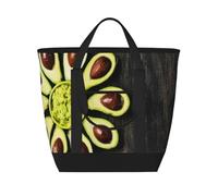 Avocado Flower Made Palta Guacamole Food And Drink,Lunch Bags Large Capacity Insulated Tote Bag For Women Men Work Picnic Travel