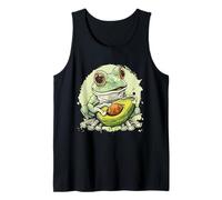 Avocado Frog Animal Art Wildlife Artwork Fruit Animal Lovers Tank Top