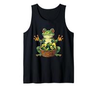 Avocado Frog Avocado Fruit Wildlife Artwork Toad Lover Tank Top