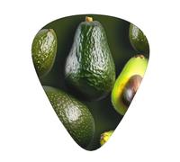 Avocado Fruit Exceptional Guitar Pick – Single-Side Full-Print, Abs Material Plectrum – Diverse Thickness For Varied Music Experience – Ideal For Guitars And Ukuleles,Guitar Pick,
