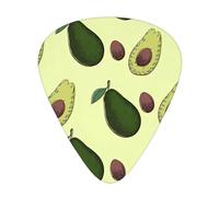 Avocado Fruit Guitar Plectrums 12 Pieces For Ukulele Bass Instrument Accessories