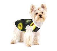 Avocado Fruit pattern print Tshirts for Small Dogs Dog's Fashion Shirt Breathable Sleeveless Shirts for Small Dogs