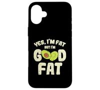 Avocado Good Fat Avo-Toast Guacamole Veggie Healthy Diet Case for iPhone 16 Plus