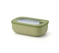 Avocado green SHALLOW CONTAINER 'STORE&MORE BIO' "FOOD STORAGE" - RECTANGULAR