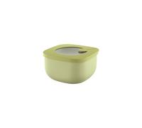Avocado green SHALLOW CONTAINER 'STORE&MORE BIO' "FOOD STORAGE" - SQUARE S