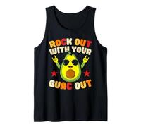Avocado Guitar Player Guac Guitarist Guacamole Lover Tank Top