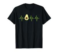 Avocado Heartbeat Nutrition Food World Vegan Day Plant Based T-Shirt