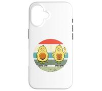 Avocado in Gym Cool Check Out My Six Pack Avocado Funny Body Case for iPhone 16