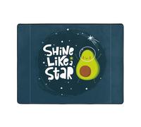 Avocado in Space1 Area Rugs for Living Room Decor - Soft Throw Washable Rugs for Bedroom, 63x48 Inch Indoor Carpet for Bedroom Living Room