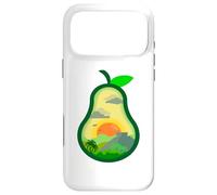 Avocado Line Art Minimalist Mexico Tropical Vacations Vibe Case for iPhone 17 Pro Max