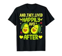 Avocado Lover and They Lived Happily AVO After Funny Avocado T-Shirt