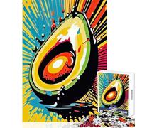 Avocado Madness Jigsaw 1000 Pieces for Teenagers Improve Overall Mental Performance Mindful Soothing Leisure Game (38x52cm)
