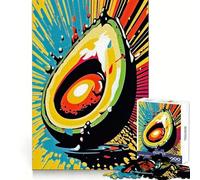 Avocado Madness Puzzle for Adults 1000 Pieces Critical Think Serene Escape Uniform Edges Festive Present (38x52cm)