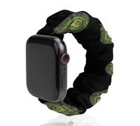 Avocado Mandalas Pattern Compatible with IWatch Series Watch Strap Fashion Scrunchies Stretchy