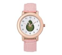 Avocado Mandalas Pattern Cute Watches for Women Fashion Paint Adjustable Wrist Watch Work Workout