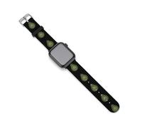 Avocado Mandalas Pattern Silicone Watch Strap Compatible with IWatch Adjustable Sports Band Unisex 42mm/44mm