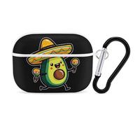 Avocado Mexican Maracas Hard Shell Case Skin Accessories Cover with Hanging Loop Compatible with AirPods Pro 2