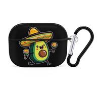 Avocado Mexican Maracas Hard Shell Case Skin Accessories Cover with Hanging Loop Compatible with AirPods Pro 2