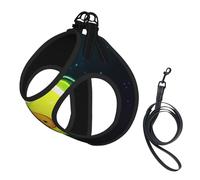 Avocado Night Dog Harness - Breathable, Reflective, And Adjustable Pet Vest, Suitable For Small Cats And Dogs