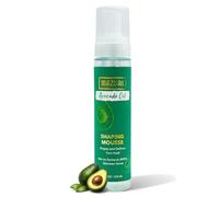 Avocado Oil Shaping Mousse, 236ml - Lightweight Styling Mousse to Shape, Define & Add Volume, Medium Flexible Hold with Frizz Control for Soft, Smooth & Nourished Hair-Mazuri