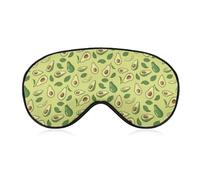Avocado Pattern Eye Sleep Mask,Super Soft Eye Masks with Adjustable Strap,Ultimate Sleeping Aid,Blindfold,Relax & Relieve Your Fatigue,Puffy Eyes