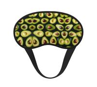Avocado Pattern Print Fashion Sleep Mask, Blackout Eye Mask,Sleeping Eye Mask Suitable for Travel/Yoga/Nap