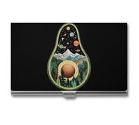 Avocado Planet Cell Business Card Holder Slim Case Metal | pocket size 3.7*2.2",easy to carry,professional,waterproof,larage capacity