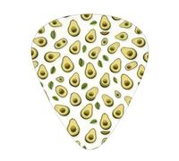 Avocado Print 12pcs Guitar Cubes for Guitar and Ukulele, Unique Guitar Gift