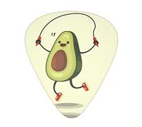 Avocado Rope Skipping Advanced guitar pick 12 pieces Three thicknesses for bass, electric guitar, acoustic guitar bag