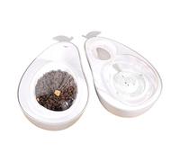Avocado Shape Dog Bowl Large Capacity Pet Slow Feeding Bowl Dog Food Drinking Bowl Clear Feeding Bowl Washable