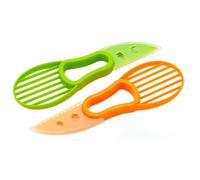 Avocado Slicer,2 PCS Multifunctional Avocado Cutter Tool Avocado Knife 3 in 1 Avocado Slicing Tool for Avocado Shredders and Pitter