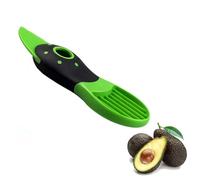 Avocado Slicer, 3-in-1 Avocado Tool for Effortless Pitting Slicing Scooping - Avocado Cutter, Perfect for Home Cooks & Healthy Meal Prep (Green)
