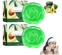 Avocado Soap,Avocado Oil Bar Soap,Avocado Nourishing Bath Bar,Avocado Handmade Brightening Soap,Deep Cleansing Oil Control Soap for All Skin Types