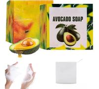 Avocado Soap for the Skin,Deep Cleansing for Face, Natural soap Bar for All Skin Types Hands, Body Cleansing Moisturizing (1 pcs)